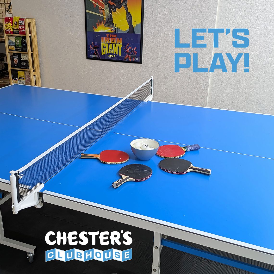 Ping Pong Table at Chester's Clubhouse for kids in Corvallis, OR