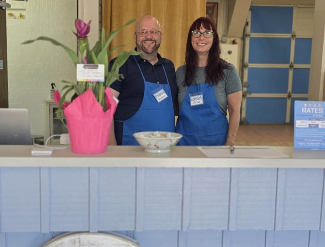 Benjamin and Chelsea Holcomb from Chester's Clubhouse