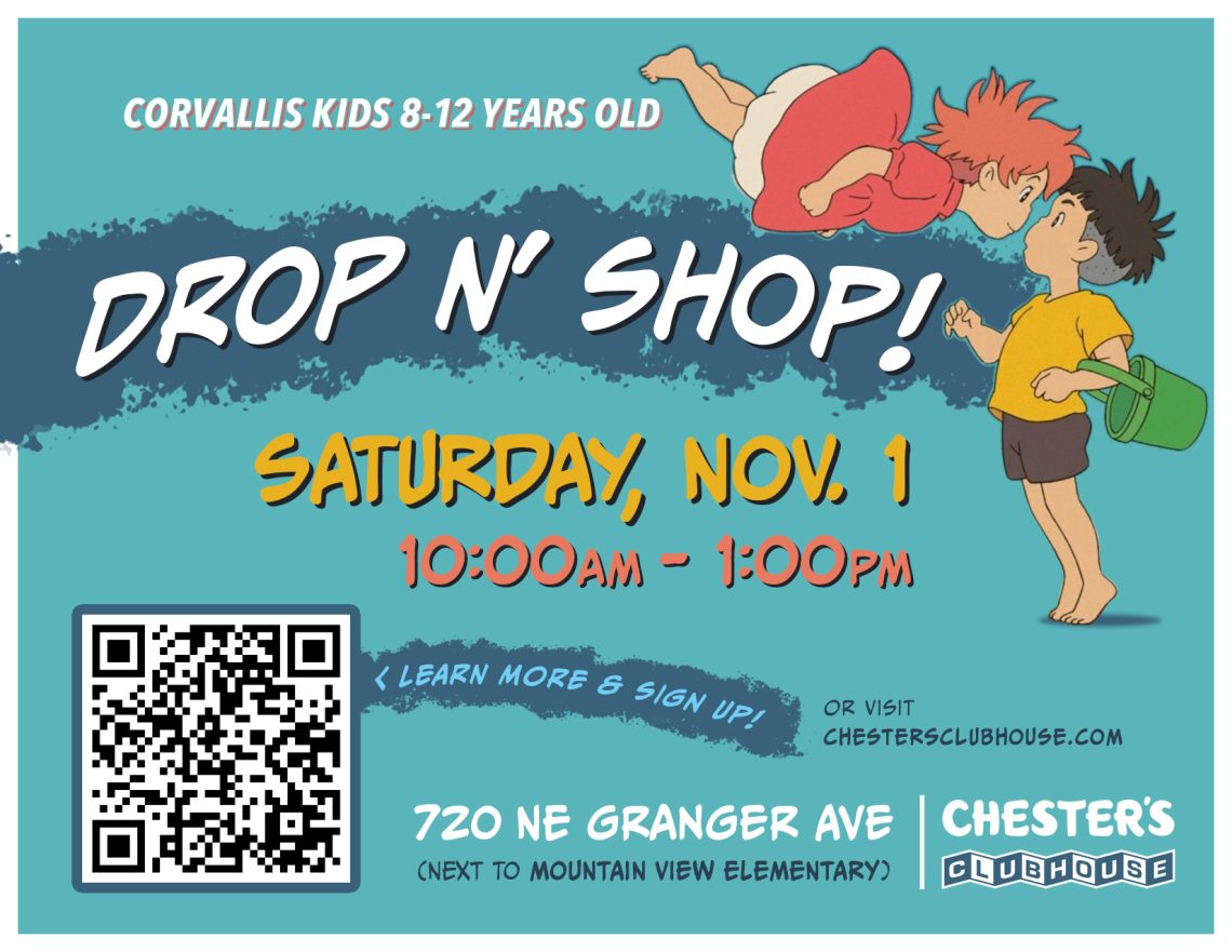 Corvallis family Drop N'Shop gives parents a chance to run errands while kids play and have fun!