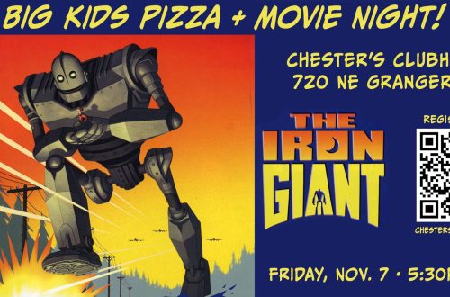 The Iron Giant (1999, PG) showing at Chester's Clubhouse in Corvallis